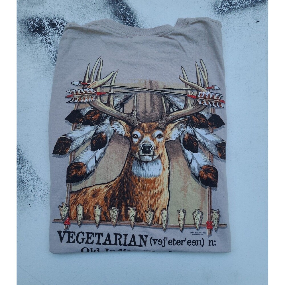 Y2k Buckwear Vegetarian Whitetail Deer t-shirt Hunter outdoors